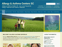 Tablet Screenshot of allergyasthmactrs.com